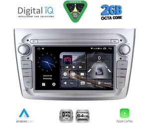 DIGITAL IQ BLE 357SL_CPA (7" DECK) MULTIMEDIA SYSTEM for ALFA ROMEO MITO mod. 2008-2018 (SILVER)