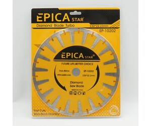 ΔΙΑΜΑΝΤΟΔΙΣΚΟΣ ΚΟΠΗΣ TURBO 230*22.2mm EPICA STAR TO-EP-10202