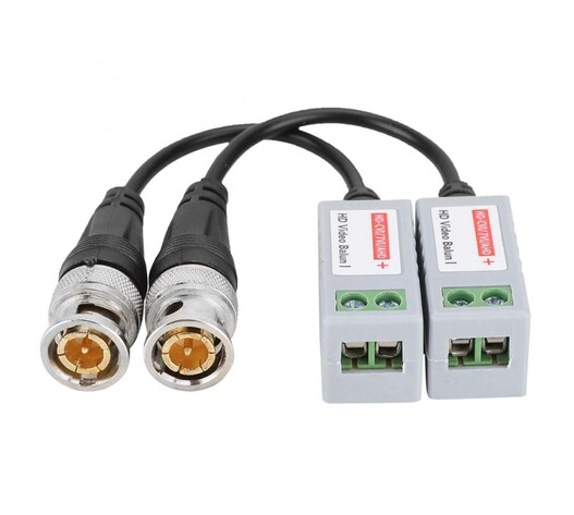 ΠΟΜΠΟΔΕΚΤΗΣ VIDEO BALUN 1080P ΠΑΘΗΤΙΚΟΣ SQ-0033