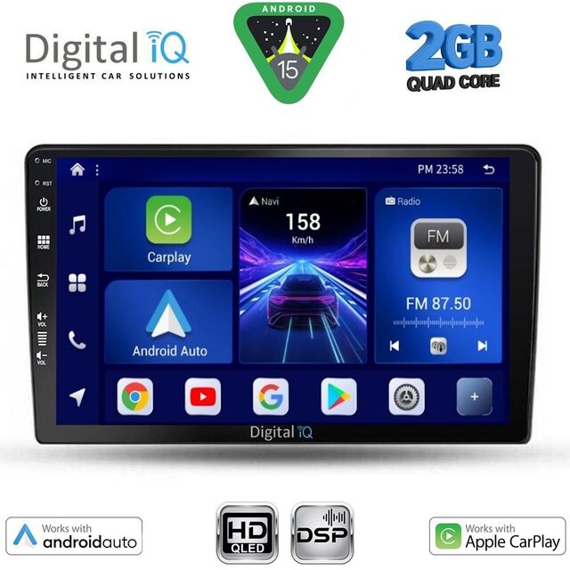 DIGITAL IQ BXC 3656_CPAA (9inc) MULTIMEDIA TABLET for SSANGYONG REXTON mod. 2002-2006