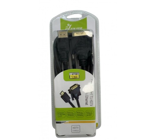 ΚΑΛΩΔΙΟ 150cm HD ΣΕ DVI 8712-1.5M