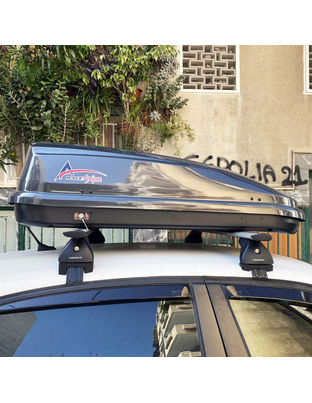 ΜΠΑΓΚΑΖΙΕΡΑ ΟΡΟΦΗΣ RACE AXION 420L 89.02.A ΣΕ ΑΝΘΡΑΚΙ ΜΕΤΑΛΛΙΚΟ ΧΡΩΜΑ ΜΕ ΓΥΑΛΙΣΤΕΡΗ ΥΦΗ (145 X 94 X 42 cm) - 1 ΤΕΜ.