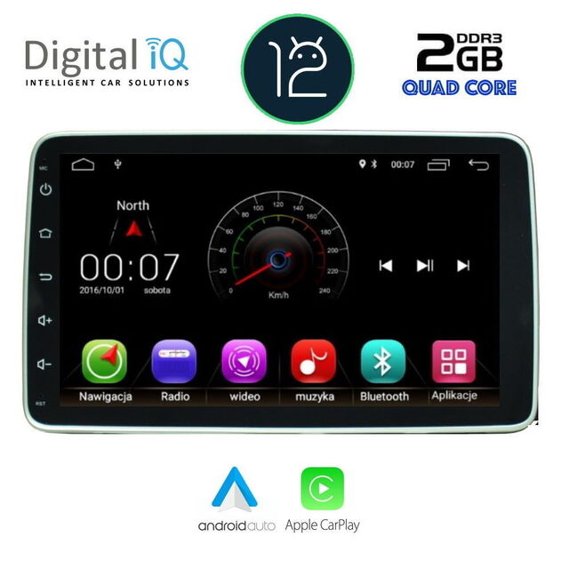 DIGITAL IQ X356M_CPA (9'' DECK) MULTIMEDIA SYSTEM for FIAT TIPO mod. 2019-2023