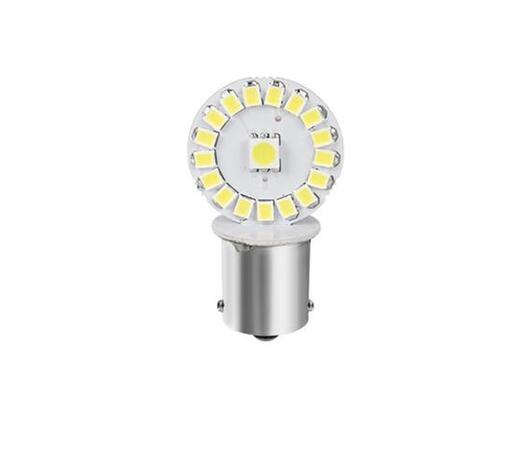 P21W 24-28V BA15s 260lm ΜΟΝΟΠΟΛΙΚΟ ΛΕΥΚΟ ΔΙΑΘΛΑΣΗΣ HYPER-LED102  2ΤΕΜ.