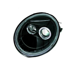 Φανάρια Μπροστινά Angel Eyes VW NEW BEETLE 10.98+  Μαύρα