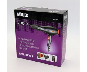 ΕΠΑΓΓΕΛΜΑΤΙΚΟ ΣΕΣΟΥΑΡ ΜΑΛΛΙΩΝ MUHLER 2000W CA-MD-2200