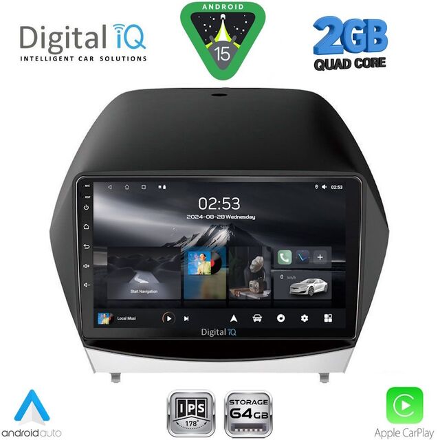 DIGITAL IQ RSD 1235_CPA (10inc) MULTIMEDIA TABLET for HYUNDAI iX35  mod. 2010-2015