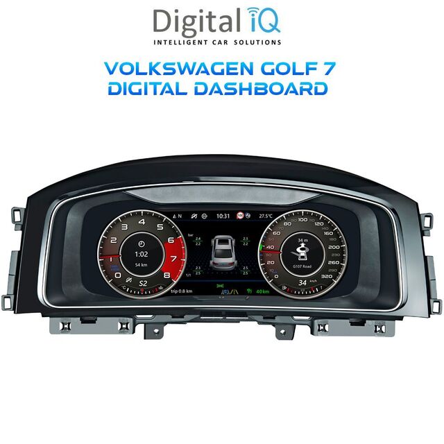 DIGITAL IQ DYL 747_DC (12.5") DIGITAL INSTRUMENT CLUSTER for VW GOLF 7 - 7.5 - GTI - R - R line mod. 2013-2020 with HDMI input