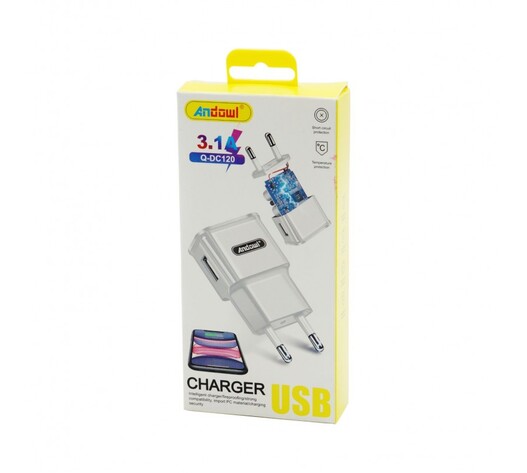 ΓΡΗΓΟΡΟΣ ΦΟΡΤΙΣΤΗΣ 3.1A ANDOWL AN-Q-DC120