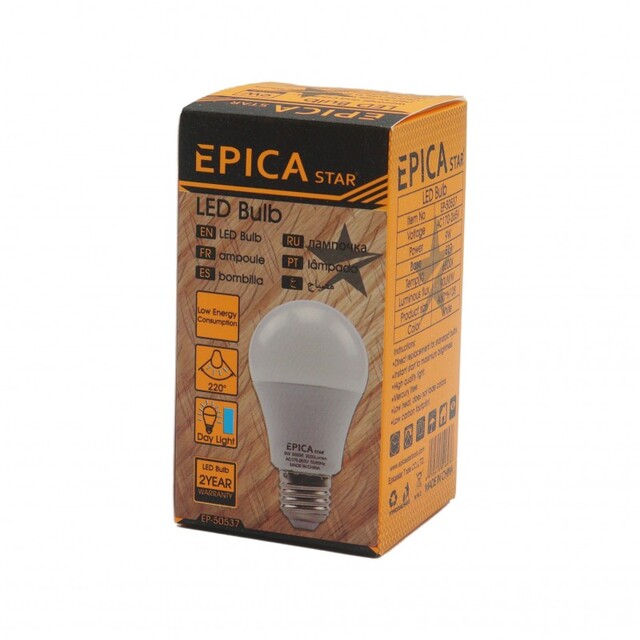 ΛΑΜΠΑ LED 9W EPICA STAR EP-50537