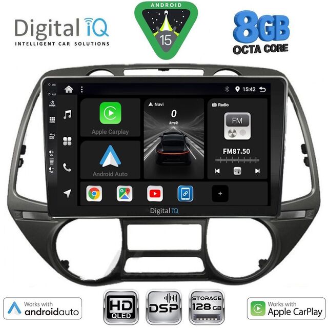 DIGITAL IQ BXF 7226_CPAA  (9inc) MULTIMEDIA TABLET for HYUNDAI i20 mod. 2008-2014