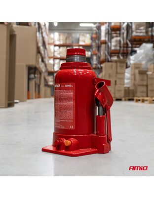 Amio - Γρύλος Υδραυλικός Αντοχή 32000kg Ανύψωση 235-440mm για βαρέα οχήματα με σταθερή ανύψωση και ασφαλή χρήση με βαλβίδα προστασίας υπερφόρτωσης - 1 Τεμ. (02016/AM)