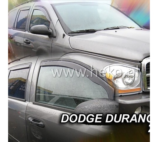 ΑΝΕΜΟΘΡΑΥΣΤΕΣ ΓΙΑ DODGE DURANGO 5D 2004-2010 ΖΕΥΓΑΡΙ ΑΠΟ ΕΥΚΑΜΠΤΟ ΦΙΜΕ ΠΛΑΣΤΙΚΟ HEKO - 2 ΤΕΜ.