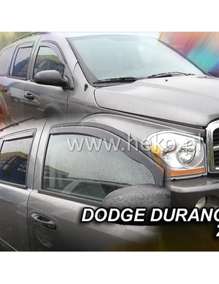 ΑΝΕΜΟΘΡΑΥΣΤΕΣ ΓΙΑ DODGE DURANGO 5D 2004-2010 ΖΕΥΓΑΡΙ ΑΠΟ ΕΥΚΑΜΠΤΟ ΦΙΜΕ ΠΛΑΣΤΙΚΟ HEKO - 2 ΤΕΜ.