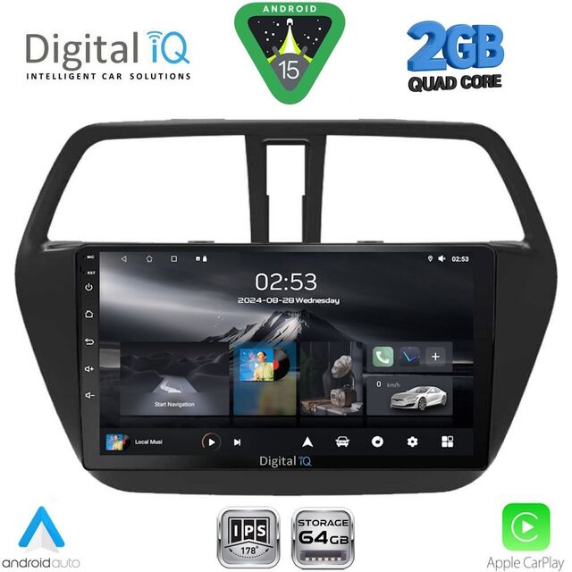 DIGITAL IQ RSD 1689_CPA (9inc) MULTIMEDIA TABLET for SUZUKI SX4 S-CROSS mod. 2014-2021