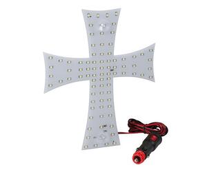 ΣΤΑΥΡΟΣ 24V ΜΕ 81 LED ΛΕΥΚΟ ΜΕ ΦΙΣ ΑΝΑΠΤΗΡΑ ΚΑΙ ΚΑΛΩΔΙΟ 200cm 200x250mm