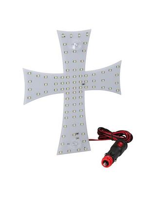 ΣΤΑΥΡΟΣ 24V ΜΕ 81 LED ΛΕΥΚΟ ΜΕ ΦΙΣ ΑΝΑΠΤΗΡΑ ΚΑΙ ΚΑΛΩΔΙΟ 200cm 200x250mm
