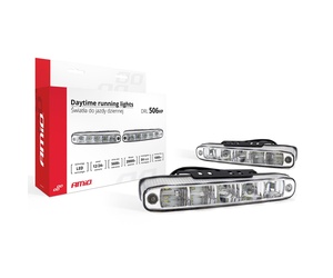 Amio – Φώτα Ημέρας DRL LED 12/24V 1000Lm για Αυξημένη Ορατότητα & Ασφάλεια σε Αυτοκίνητο & Φορτηγό – Σετ 2 Τεμ. (01522/AM)