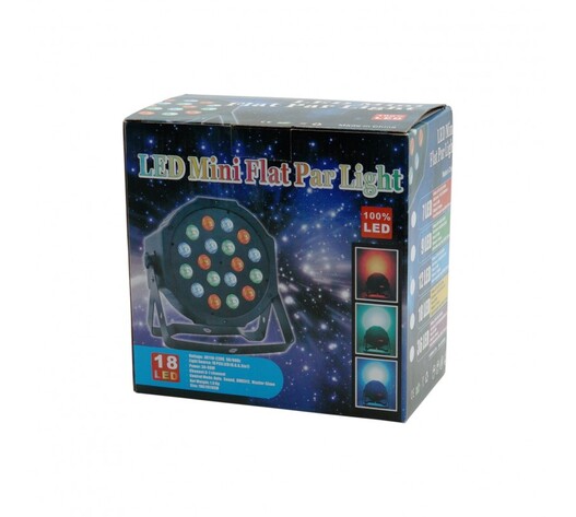 LED ΠΟΛΥΧΡΩΜΟ ΦΩΤΟΡΥΘΜΙΚΟ MINI 18 LED KY-2301