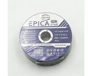 ΔΙΣΚΟΣ ΛΕΙΑΝΣΗΣ ΜΕΤΑΛΛΟΥ 115*1.2*22.2mm EPICA STAR TO-EP-50463