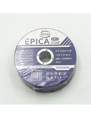 ΔΙΣΚΟΣ ΛΕΙΑΝΣΗΣ ΜΕΤΑΛΛΟΥ 115*1.2*22.2mm EPICA STAR TO-EP-50463