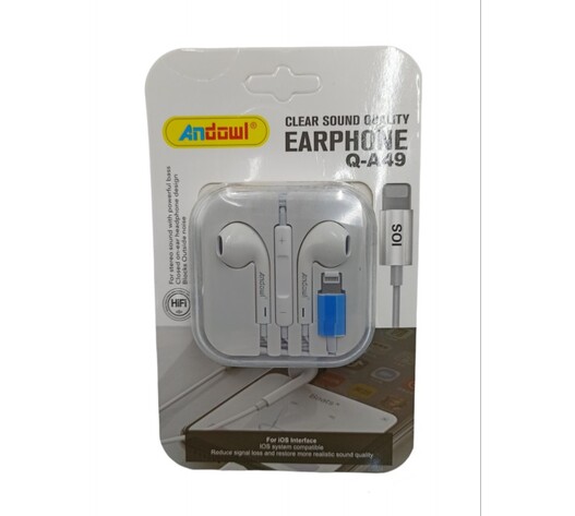 ΣΤΕΡΕΟΦΩΝΙΚΑ ΑΚΟΥΣΤΙΚΑ ΜΕ ΒΥΣΜΑ ΓΙΑ iPHONE ANDOWL Q-A49