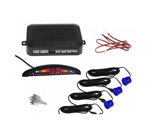 ΣΥΣΤΗΜΑ PARKTRONIC ΜΠΛΕ ΜΕΤΑΛΛΙΚΟ ΜΕ 4 ΑΙΣΘΗΤΗΡΕΣ ΚΑΙ ΟΘΟΝΗ QW1359