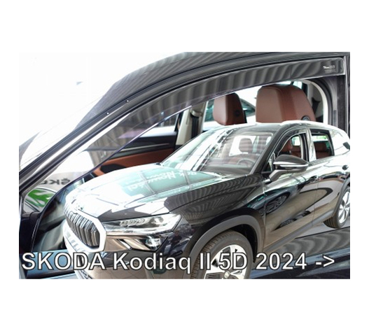ΑΝΕΜΟΘΡΑΥΣΤΕΣ ΓΙΑ SKODA KODIAQ 5D 2024+ ΖΕΥΓΑΡΙ ΑΠΟ ΕΥΚΑΜΠΤΟ ΦΙΜΕ ΠΛΑΣΤΙΚΟ HEKO - 2 ΤΕΜ.