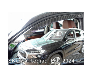 ΑΝΕΜΟΘΡΑΥΣΤΕΣ ΓΙΑ SKODA KODIAQ 5D 2024+ ΖΕΥΓΑΡΙ ΑΠΟ ΕΥΚΑΜΠΤΟ ΦΙΜΕ ΠΛΑΣΤΙΚΟ HEKO - 2 ΤΕΜ.