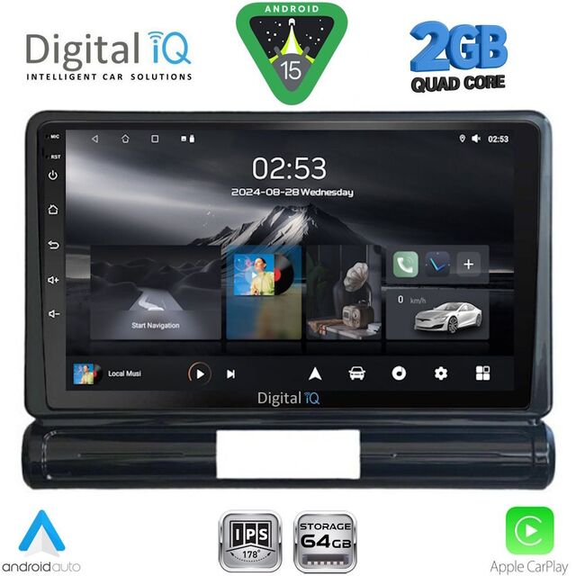 DIGITAL IQ RSD 1093M_CPA (9inc) MULTIMEDIA TABLET for CITROEN C3 - DS3 mod. 2016-2024 Med Version