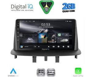 DIGITAL IQ RSD 1556_CPA (9inc) MULTIMEDIA TABLET for RENAULT MEGANE 3 mod. 2009-2016