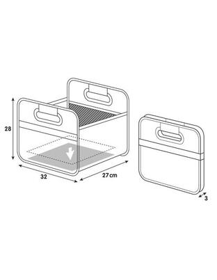 ORGANIZER ΠΟΡΤ-ΜΠΑΓΚΑΖ ΑΝΟΙΧΤΟ SHOPΚΑΙSTORE (M) 32x27cm