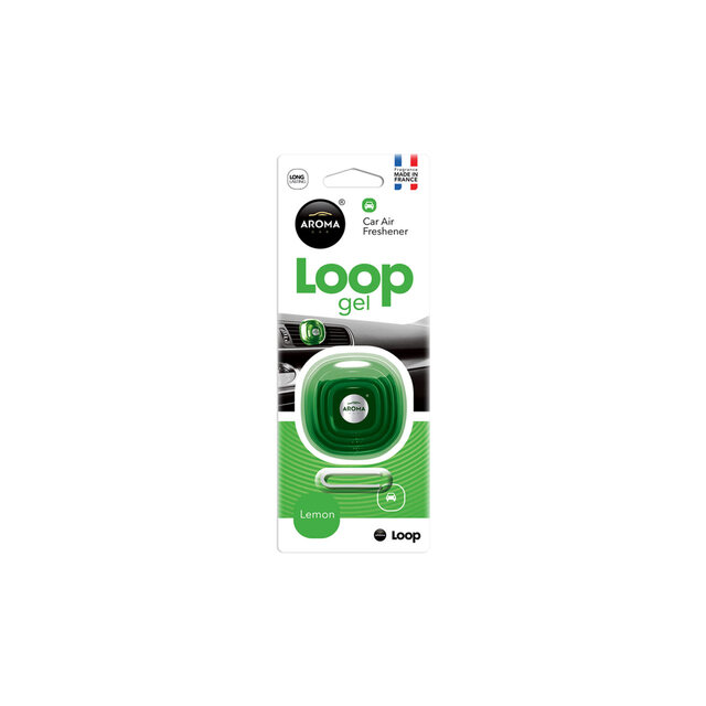 Amio - ΑΡΩΜΑΤΙΚΟ ΑΕΡΑΓΩΓΟΥ AROMA CAR LOOP ΛΕΜΟΝΙ - 1 ΤΕΜ. (A63116/AM)