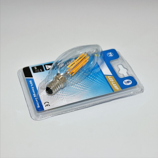 LED ΛΑΜΠΑ E14 6W 600Lm 3000K LI-LA-6577
