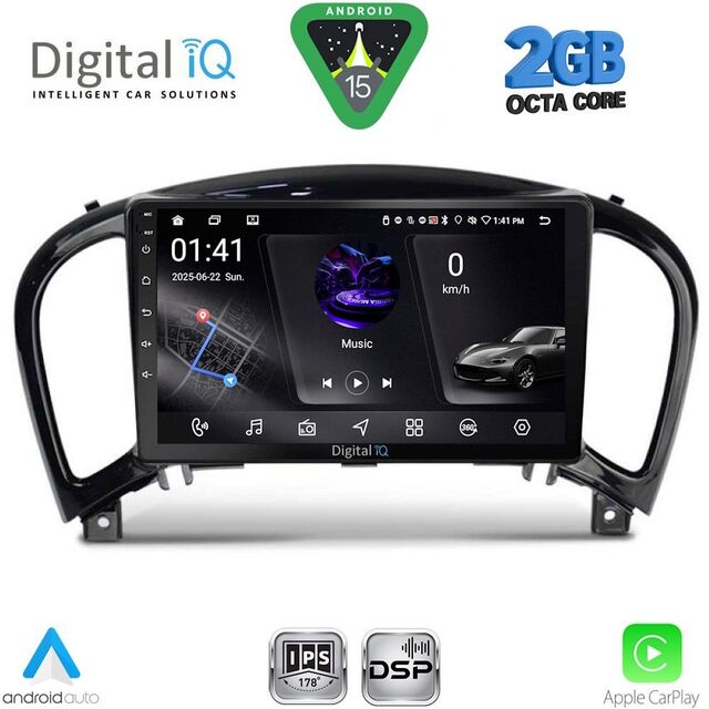 DIGITAL IQ RSF 4452_CPA (9inc) MULTIMEDIA TABLET for NISSAN JUKE mod. 2009-2020