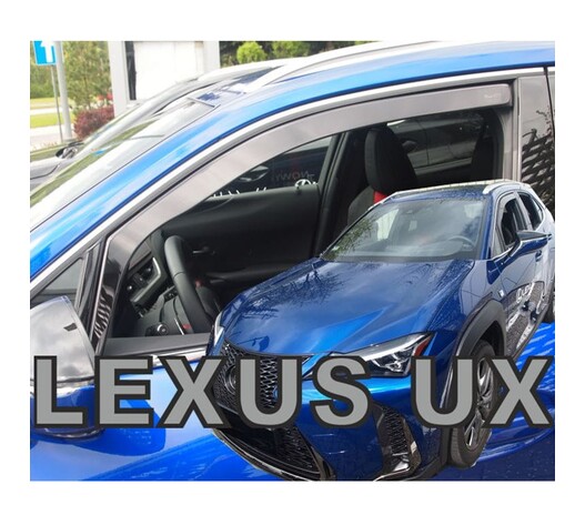 ΑΝΕΜΟΘΡΑΥΣΤΕΣ ΓΙΑ LEXUS UX 5D 2019+ ΖΕΥΓΑΡΙ ΑΠΟ ΕΥΚΑΜΠΤΟ ΦΙΜΕ ΠΛΑΣΤΙΚΟ HEKO - 2 ΤΕΜ.