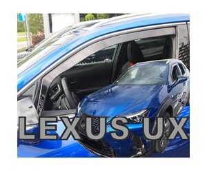 ΑΝΕΜΟΘΡΑΥΣΤΕΣ ΓΙΑ LEXUS UX 5D 2019+ ΖΕΥΓΑΡΙ ΑΠΟ ΕΥΚΑΜΠΤΟ ΦΙΜΕ ΠΛΑΣΤΙΚΟ HEKO - 2 ΤΕΜ.