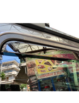 ΑΝΕΜΟΘΡΑΥΣΤΕΣ ΓΙΑ JEEP WRANGLER / GLADIATOR JL IV 5D 2019+ ΖΕΥΓΑΡΙ ΑΠΟ ΕΥΚΑΜΠΤΟ ΦΙΜΕ ΠΛΑΣΤΙΚΟ HEKO - 2 ΤΕΜ.