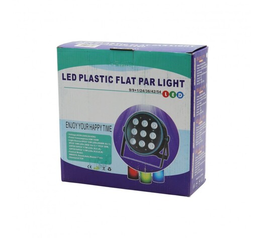 LED ΦΩΤΟΡΥΘΜΙΚΟ 9+1 RGB PRO-47701