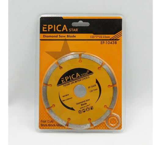 ΠΡΙΟΝΟΛΑΜΑ ΔΙΑΜΑΝΤΕ 125*7*22.23mm EPICA STAR TO-EP-10438