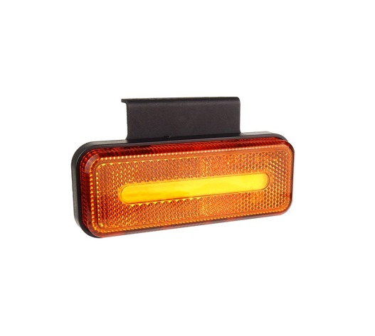 Amio - ΦΩΣ ΟΓΚΟΥ ΦΟΡΤΗΓΟΥ LED ΠΟΡΤΟΚΑΛΙ 10-30V 124x49x22mm ΑΔΙΑΒΡΟΧΟ OM-02-O 1ΤΕΜ. (02376/AM)