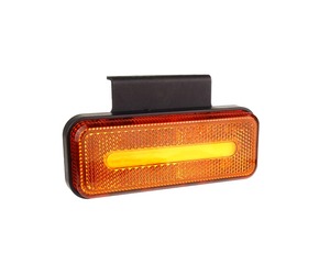 Amio - ΦΩΣ ΟΓΚΟΥ ΦΟΡΤΗΓΟΥ LED ΠΟΡΤΟΚΑΛΙ 10-30V 124x49x22mm ΑΔΙΑΒΡΟΧΟ OM-02-O 1ΤΕΜ. (02376/AM)