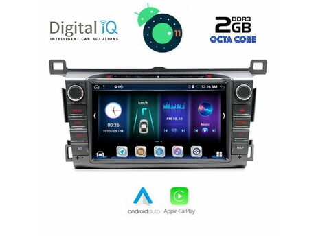 DIGITAL IQ BXE 524_CPA (8'' DVD) MULTIMEDIA SYSTEM for TOYOTA RAV 4 mod. 2013-2019