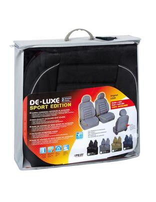 Καλύμματα Καθισμάτων DE-LUXE SPORT EDITION 2τεμ. Μαύρο