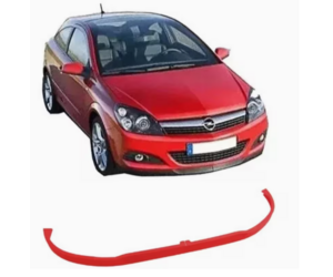 Lip spoiler κόκκινο πλαστικό universal