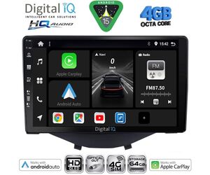 DIGITAL IQ BXK 19715_CPAA CLIMA-A/C (9inc) MULTIMEDIA TABLET for CITROEN C1-PEUGEOT 108-TOYOTA AYGO mod. 2014-2022