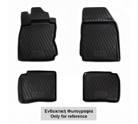 ΠΑΤΑΚΙΑ ΣΚΑΦΗ  ΓΙΑ DACIA DUSTER SUV 5D 4x2 (OXI 4x4) 2017+ (ΧΩΡΙΣ ΓΕΦΥΡΑΜΑΥΡΟ) - 4 ΤΕΜ.