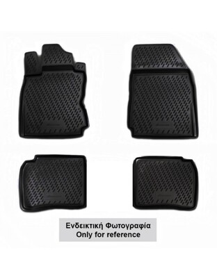 ΠΑΤΑΚΙΑ ΣΚΑΦΗ  ΓΙΑ DACIA DUSTER SUV 5D 4x2 (OXI 4x4) 2017+ (ΧΩΡΙΣ ΓΕΦΥΡΑΜΑΥΡΟ) - 4 ΤΕΜ.
