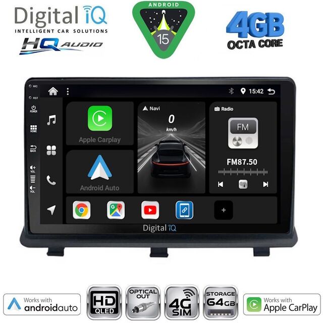 DIGITAL IQ BXK 19480_CPAA (9inc) MULTIMEDIA TABLET for OPEL ANTARA mod. 2006-2016