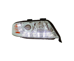 Φανάρια AUDI A6 5/97-5/01 Dayline +LED CHROME